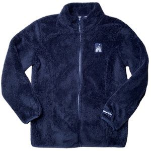 Disney Navy Blue Teddy Jacket Plush Full-Zip